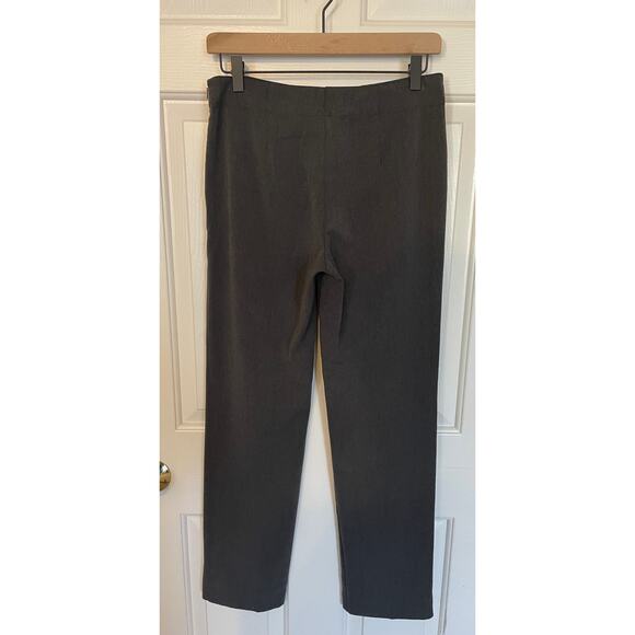 Talbots Heritage Womens Dress Pants Size 4 Gray Side Zipper Straight Leg Stretch - Picture 2 of 9
